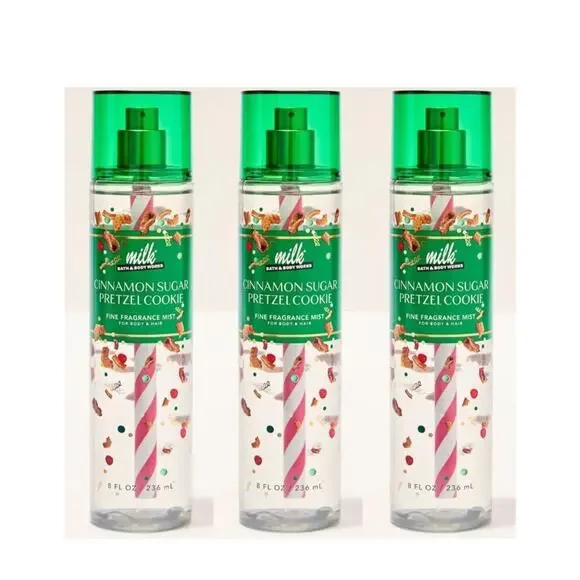 Bath & Body Works Milk Bar Cinnamon Sugar Pretzel Fine Fragrance Body Mist 8 Oz - Picture 1 of 1